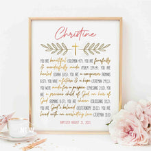Load image into Gallery viewer, Gold Cross (You are)  - Custom Poster
