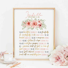 Load image into Gallery viewer, Roses (You are)  - Custom Poster