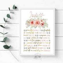 Load image into Gallery viewer, Roses (You are)  - Custom Poster