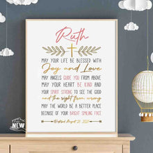 Load image into Gallery viewer, Gold Cross (May Your Life)  - Custom Poster