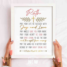 Load image into Gallery viewer, Gold Cross (May Your Life)  - Custom Poster