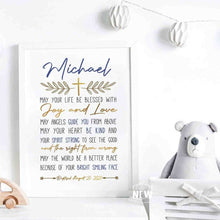 Load image into Gallery viewer, Gold Cross (May Your Life)  - Custom Poster