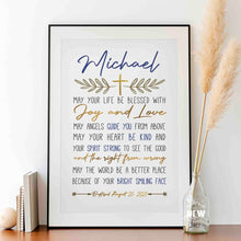 Load image into Gallery viewer, Gold Cross (May Your Life)  - Custom Poster