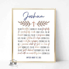 Load image into Gallery viewer, Rose Gold Cross (You are)  - Custom Poster