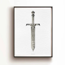 Load image into Gallery viewer, Sword (I Am) - Poster