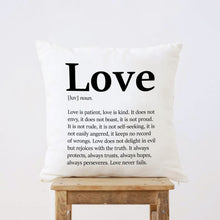 Load image into Gallery viewer, Love Definition - Pillow case - Project Made New