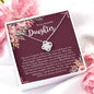 To Daughter - Love Knot Necklace