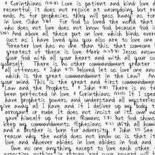 Load image into Gallery viewer, 100 Bible Verses on Love - Personalized Canvas - Project Made New