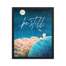 Load image into Gallery viewer, Be Still (Psalm 46:10) - Framed poster - Project Made New