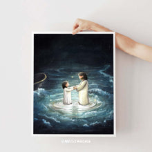 Load image into Gallery viewer, Walking On Water (Matthew 14:27) - Poster