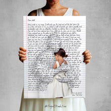 Load image into Gallery viewer, Letter from God on Identity - Personalized Canvas
