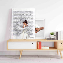 Load image into Gallery viewer, Letter from God on Identity - Personalized Canvas
