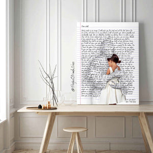 Letter from God on Identity - Personalized Canvas