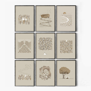 Set of 9 Print (Bundle)