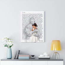 Load image into Gallery viewer, Letter from God on Identity - Personalized Canvas
