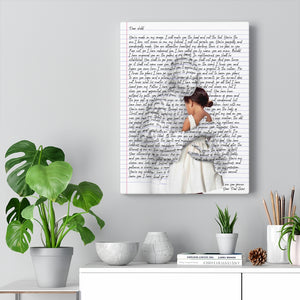 Letter from God on Identity - Personalized Canvas