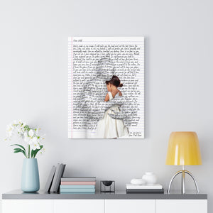 Letter from God on Identity - Personalized Canvas