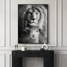 Load image into Gallery viewer, The Lion and Lamb - Canvas
