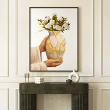 Load image into Gallery viewer, Kintsugi Vase - Canvas - Project Made New
