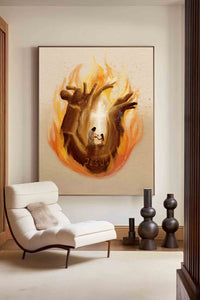 Burn - Canvas
