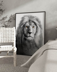 Set of 3 FRAMED PRINT (Lion+Lamb+Dove)