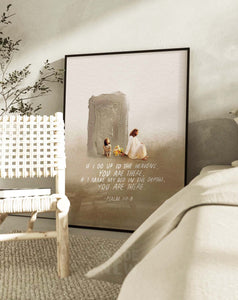 He is There - Framed Print