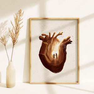 Depths Of My Heart - Framed Print
