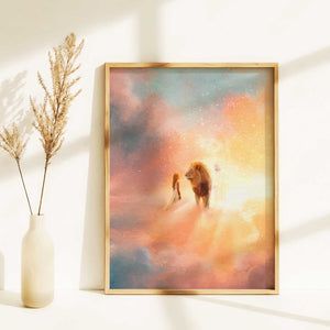 Bold As A Lion - Framed Print