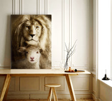 Load image into Gallery viewer, The Lion and Lamb - Canvas
