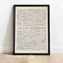 Load image into Gallery viewer, I Am Gods Masterpiece (Brown) - Digital Download
