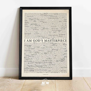 I Am Gods Masterpiece (Brown) - Digital Download
