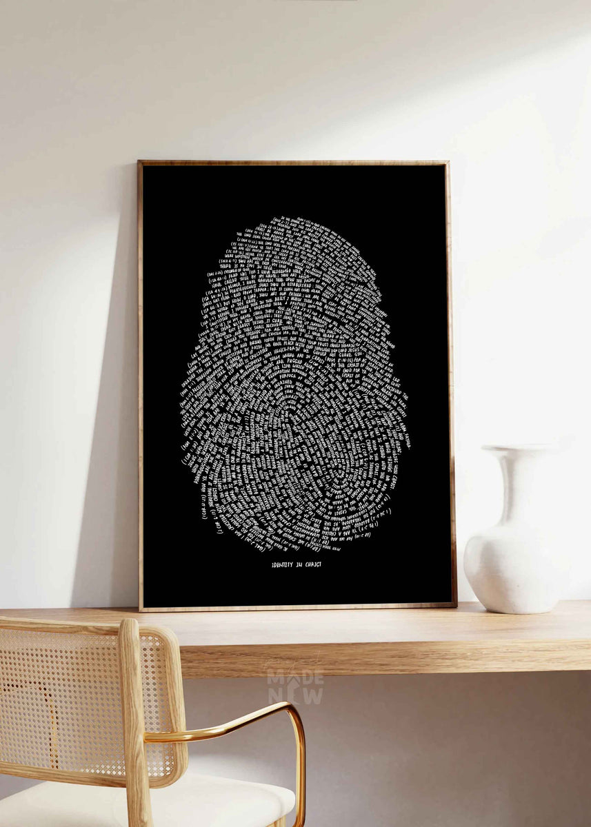 Identity in Christ Thumbprint (Black) - Digital Download – Project Made New