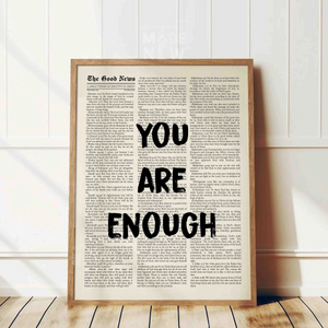 You are Enough - Framed Print