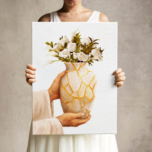 Load image into Gallery viewer, Kintsugi Vase - Canvas - Project Made New
