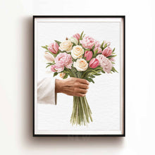 Load image into Gallery viewer, God's Bouquet (Jesus loves you) - Framed Print - Project Made New

