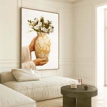 Load image into Gallery viewer, Kintsugi Vase - Canvas - Project Made New
