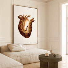 Load image into Gallery viewer, Kintsugi Heart - Canvas

