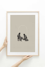 Load image into Gallery viewer, Jesus Washing Feet (Black) - Digital Download
