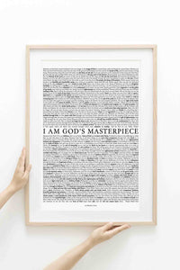 I Am Gods Masterpiece (White) - Digital Download