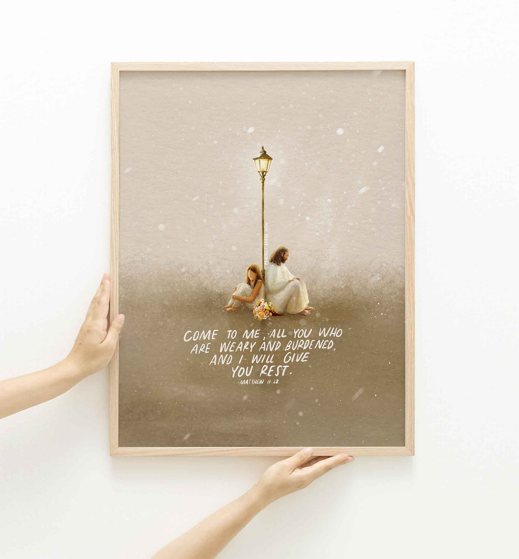 Lean Back - Framed Print