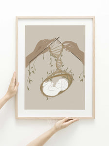 Knit Together - Framed Print