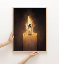 Load image into Gallery viewer, Burning - Framed Print - Project Made New
