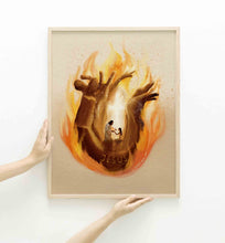 Load image into Gallery viewer, Burn - Framed Print
