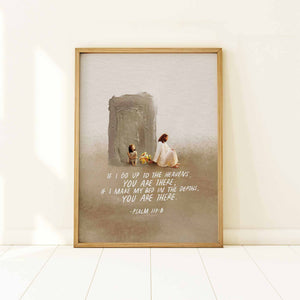He is There - Framed Print