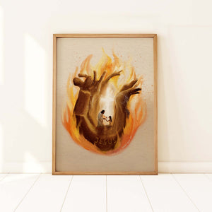 Burn - Framed Print