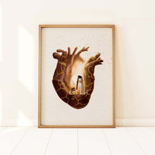 Load image into Gallery viewer, Kintsugi Heart - Framed Print
