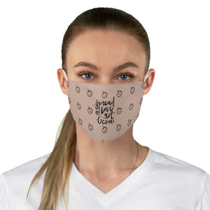 Fabric Face Mask - Spread Love Not Germs - Project Made New