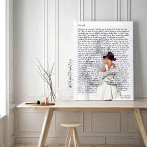 Letter from God on Identity - Personalized Canvas - Project Made New