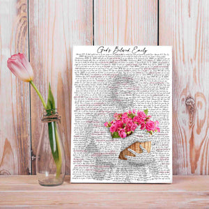 70 Bible Verses on Identity God's Beloved - Personalized Canvas