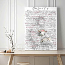 Load image into Gallery viewer, 70 Bible Verses on Identity God&#39;s Beloved - Personalized Canvas
